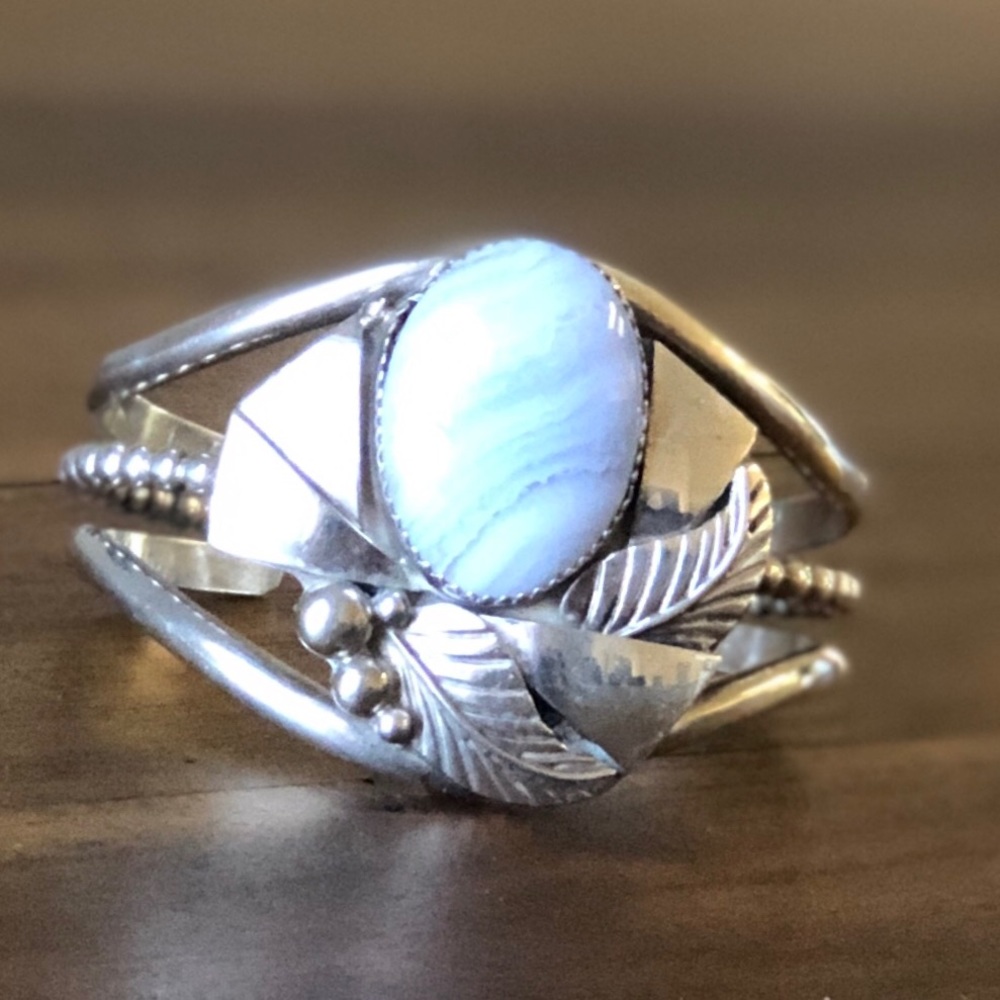 Native American Sterling Cuff Bracelet